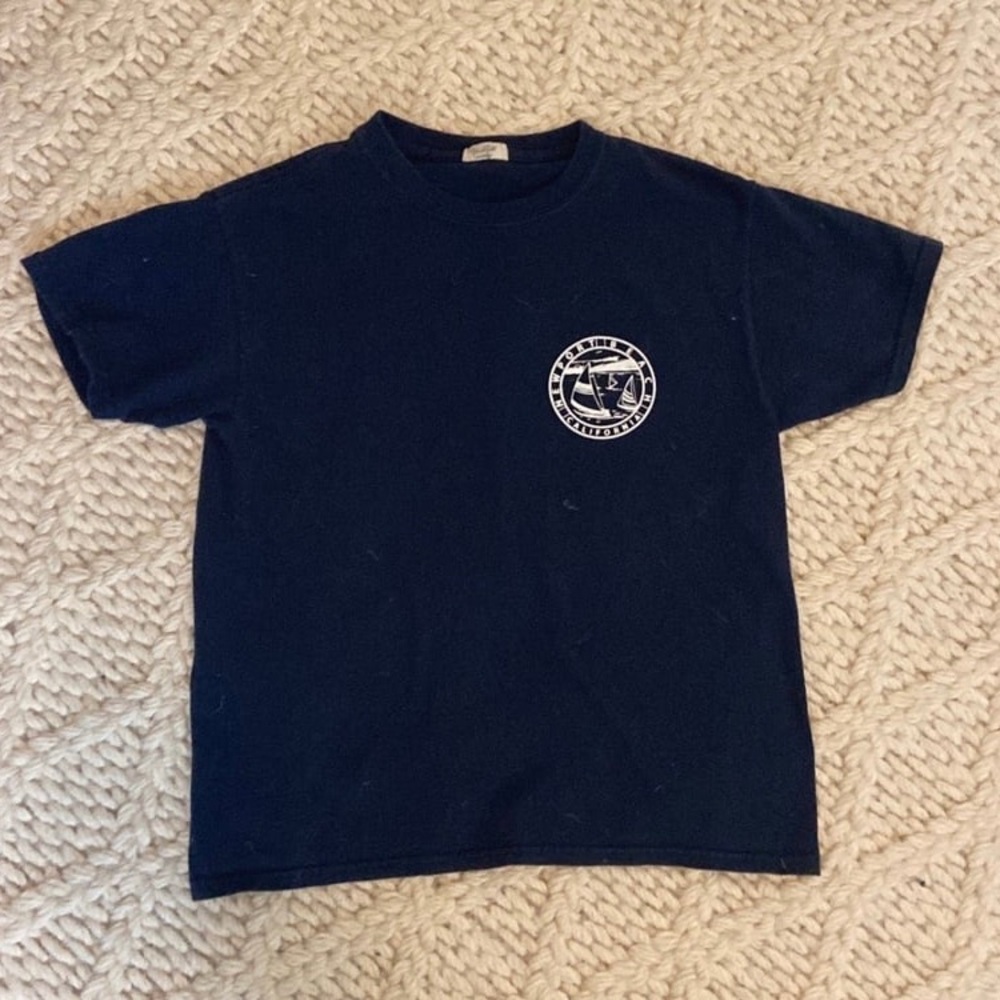 Navy Brandy Melville T-Shirt - OneSize